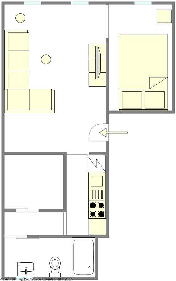 Apartment Bedford Stuyvesant - Interactive plan
