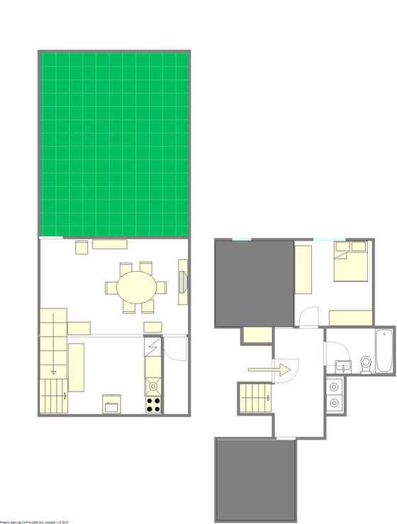 Apartamento Harlem - Plano interativo