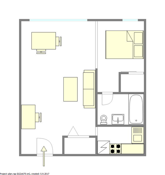 Appartamento Turtle Bay - Piantina interattiva