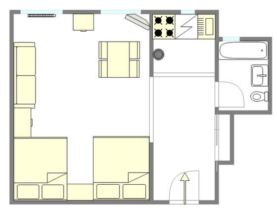 Apartment Yorkville - Interactive plan