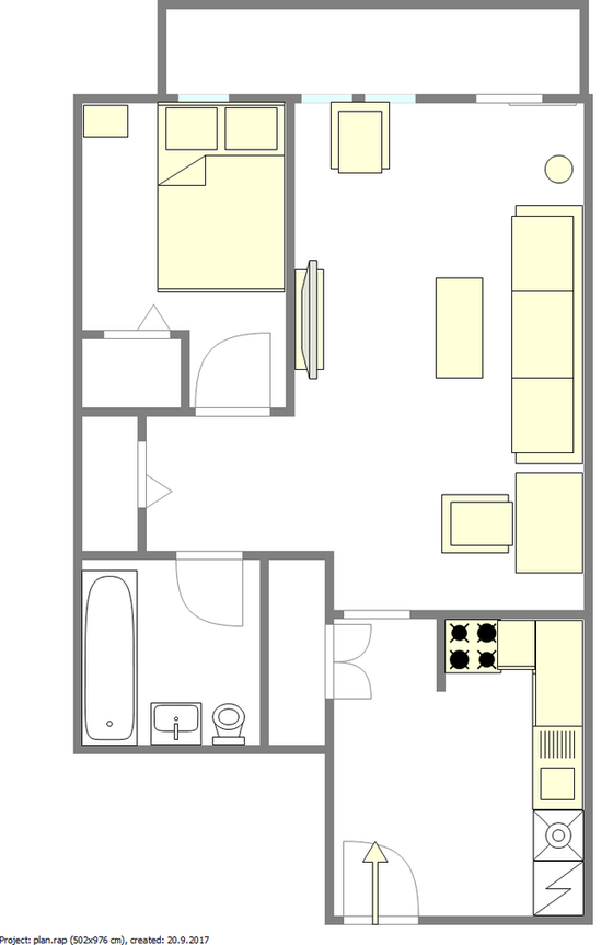 Apartment Chelsea - Interactive plan