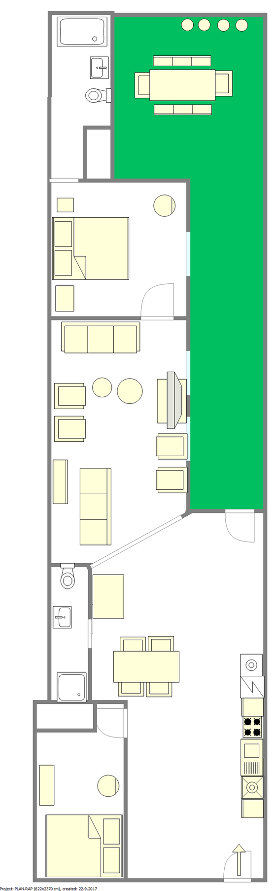 Apartment Bedford Stuyvesant - Interactive plan