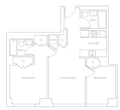 Apartamento Sutton - Plano interactivo