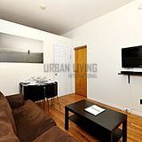 Apartment Theatre District - Living room