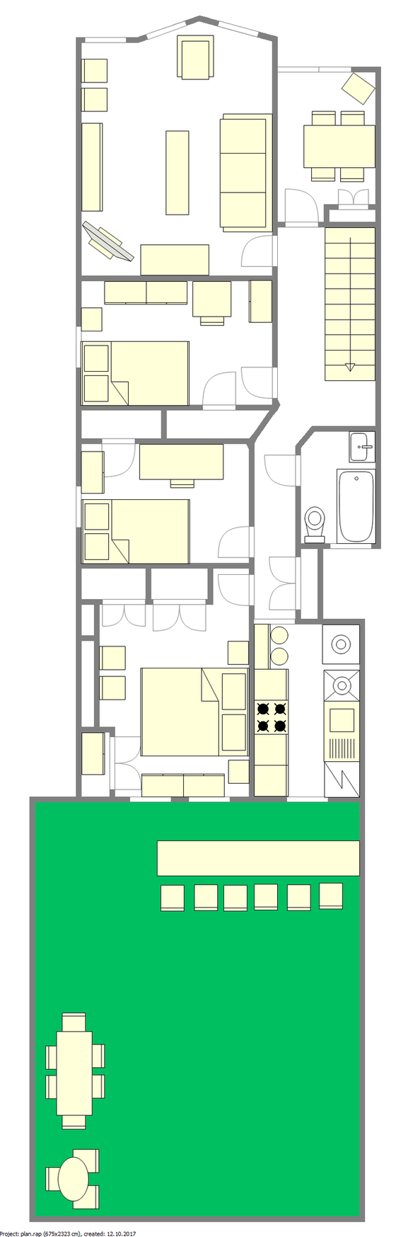 Wohnung Long Island City - Interaktiven Plan