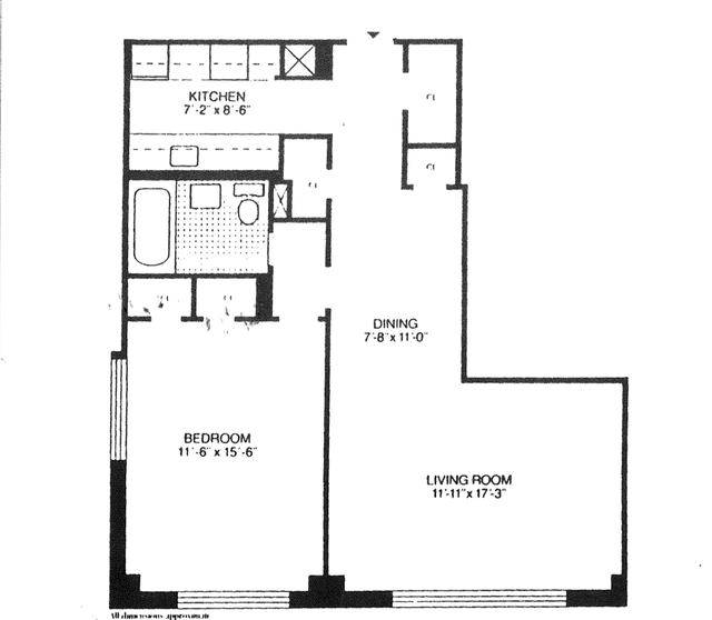 Appartement Brooklyn Heights - Plan interactif