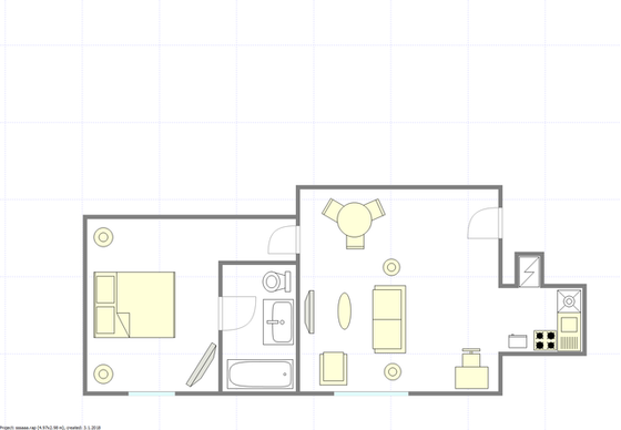 公寓 Kips Bay - 平面图