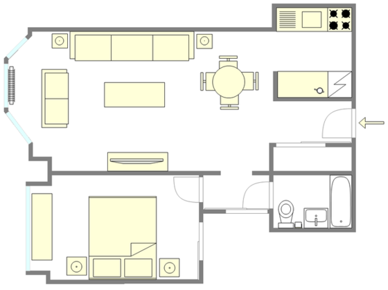 Apartment Turtle Bay - Interactive plan