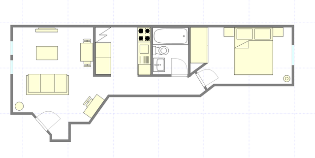 Apartamento Harlem - Plano interactivo