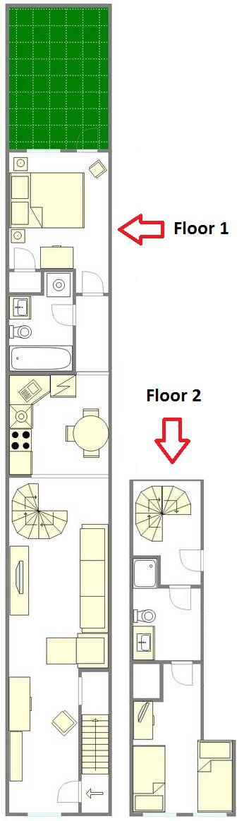 Wohnung Harlem - Interaktiven Plan