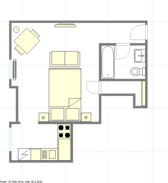 Apartment Midtown West - Interactive plan