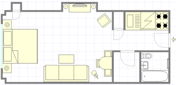 Apartment Turtle Bay - Interactive plan