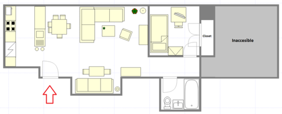 Appartement Harlem - Plan interactif