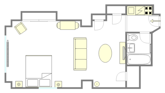 Apartment Turtle Bay - Interactive plan