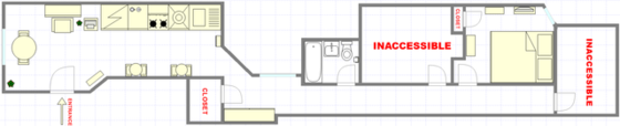 Квартира Crown Heights - Интерактивный план