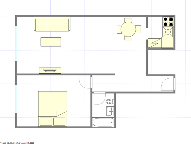 Wohnung Turtle Bay - Interaktiven Plan