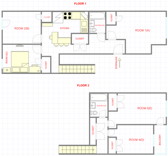 House Bronx - 平面图