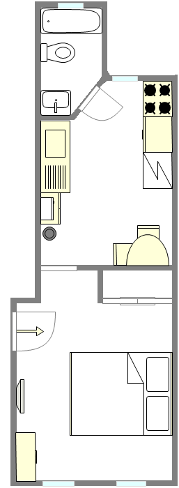 Appartement Astoria - Plan interactif