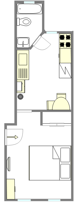 Apartment Astoria - Interactive plan