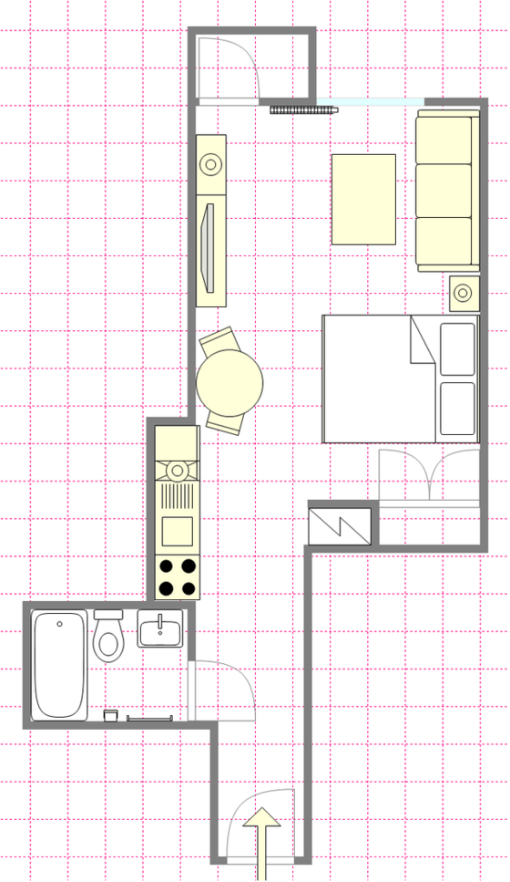 Apartment Chelsea - Interactive plan