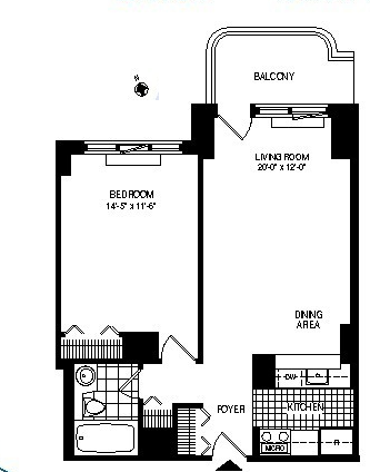 Apartment Midtown West - Interactive plan