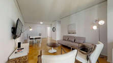 Apartment Theatre District - Living room
