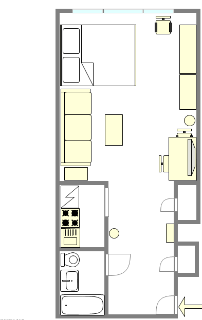 Appartamento Yorkville - Piantina interattiva