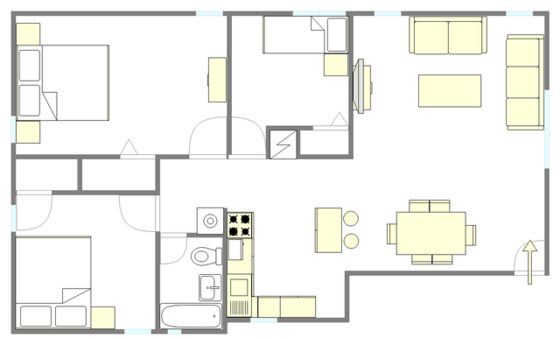 Haus Rockaway Park - Interaktiven Plan