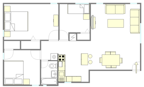 Casa Rockaway Park - Plano interativo