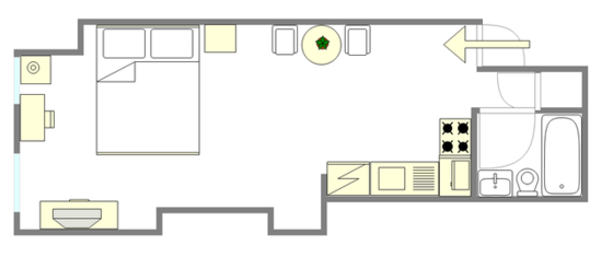 Apartamento Upper East Side - Plano interactivo