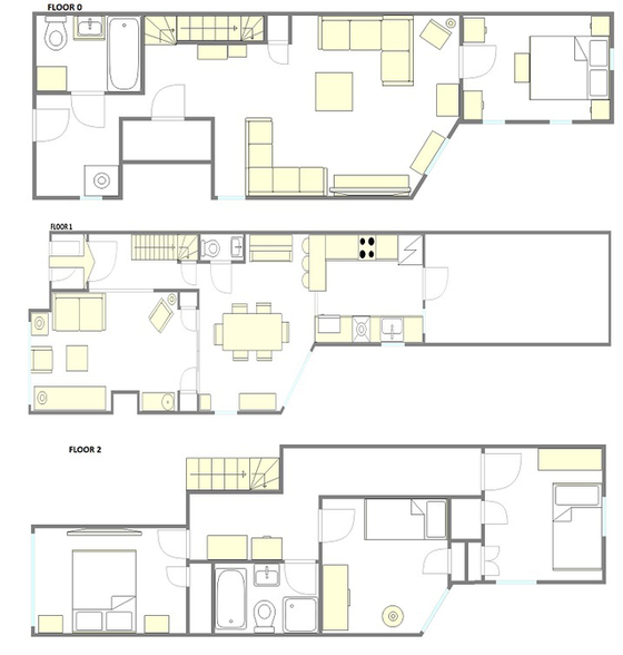 Дом Flatbush - Интерактивный план