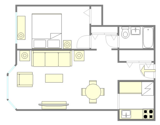 Apartment Turtle Bay - Interactive plan