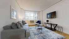 Apartment Theatre District - Living room
