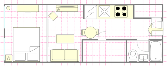 Modern residence Financial District - Interactive plan
