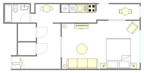 Appartamento Carnegie Hill - Piantina interattiva