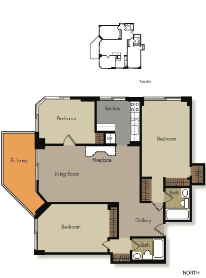 Apartment Murray Hill - Interactive plan