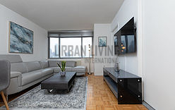 Apartment Theatre District - Living room