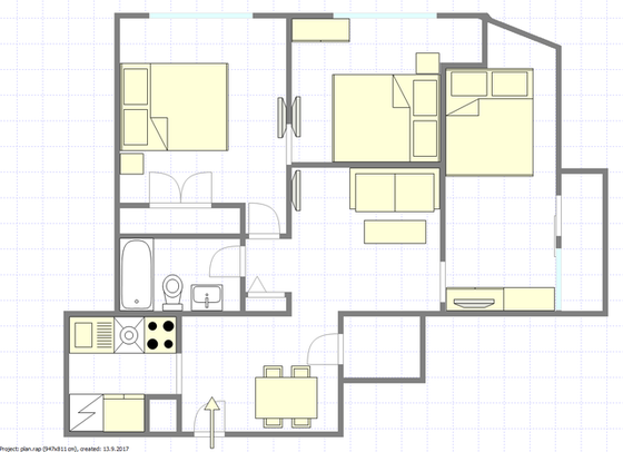 Apartamento Murray Hill - Plano interativo