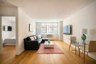 Apartment Theatre District - Living room