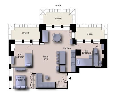 Loft Chelsea - Interactive plan