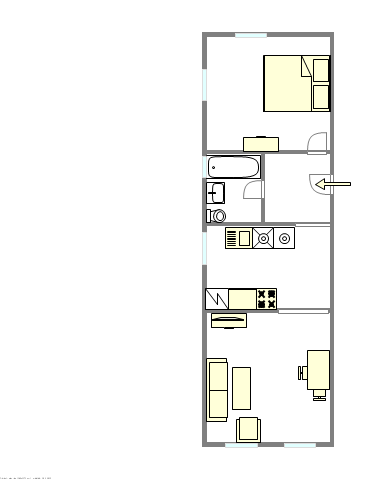 Apartment Upper West Side - Interactive plan