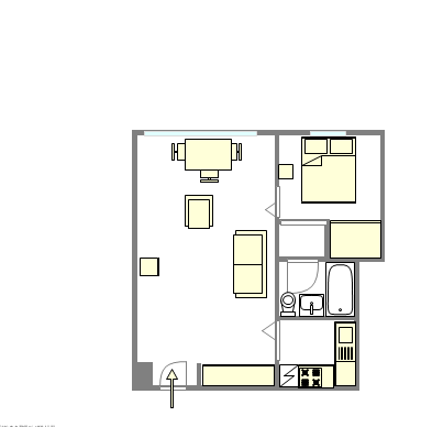 Wohnung Turtle Bay - Interaktiven Plan