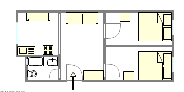Apartamento Yorkville - Plano interativo