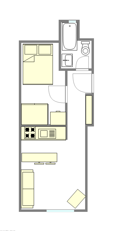 Apartment Yorkville - Interactive plan