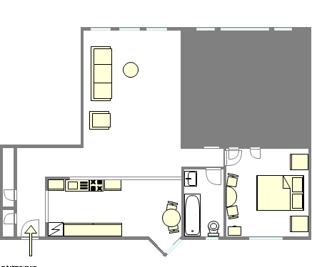 Apartment Fashion District - Interactive plan