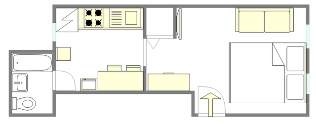 Apartamento Sunnyside - Plano interactivo