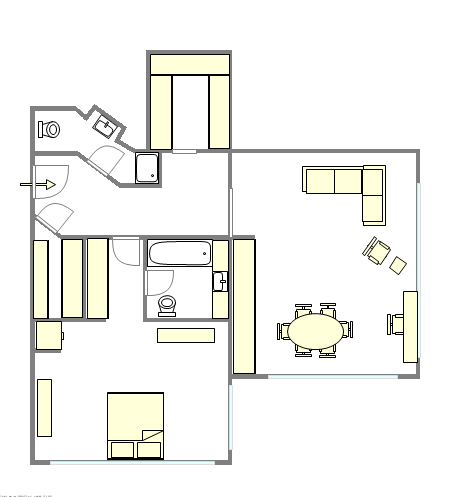 Appartamento Midtown East - Piantina interattiva