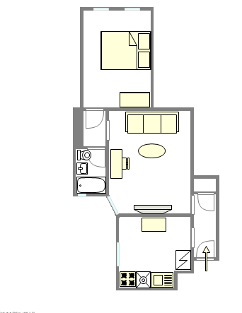 Apartment Chelsea - Interactive plan