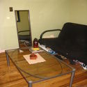 Apartment Theatre District - Living room