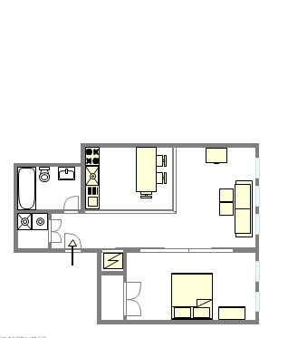 独栋房屋 Upper West Side - 平面图